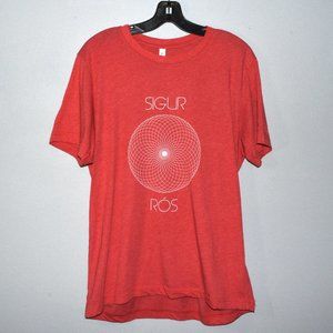 Red Sigur Ros Band Tee Shirt